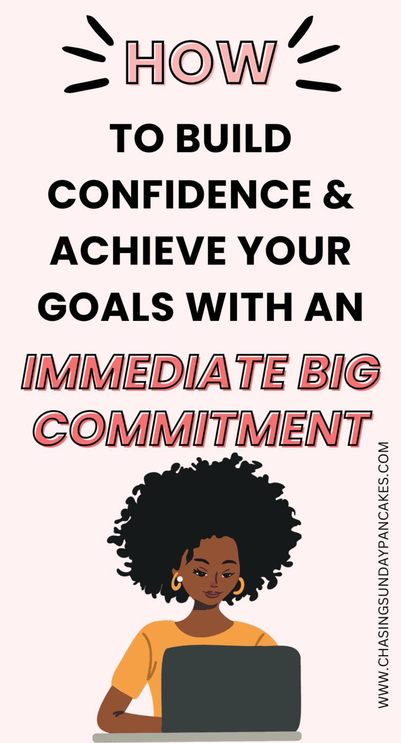 confidence-building-goal-achieving Pinterest Pin image to save this article on how to build confidence