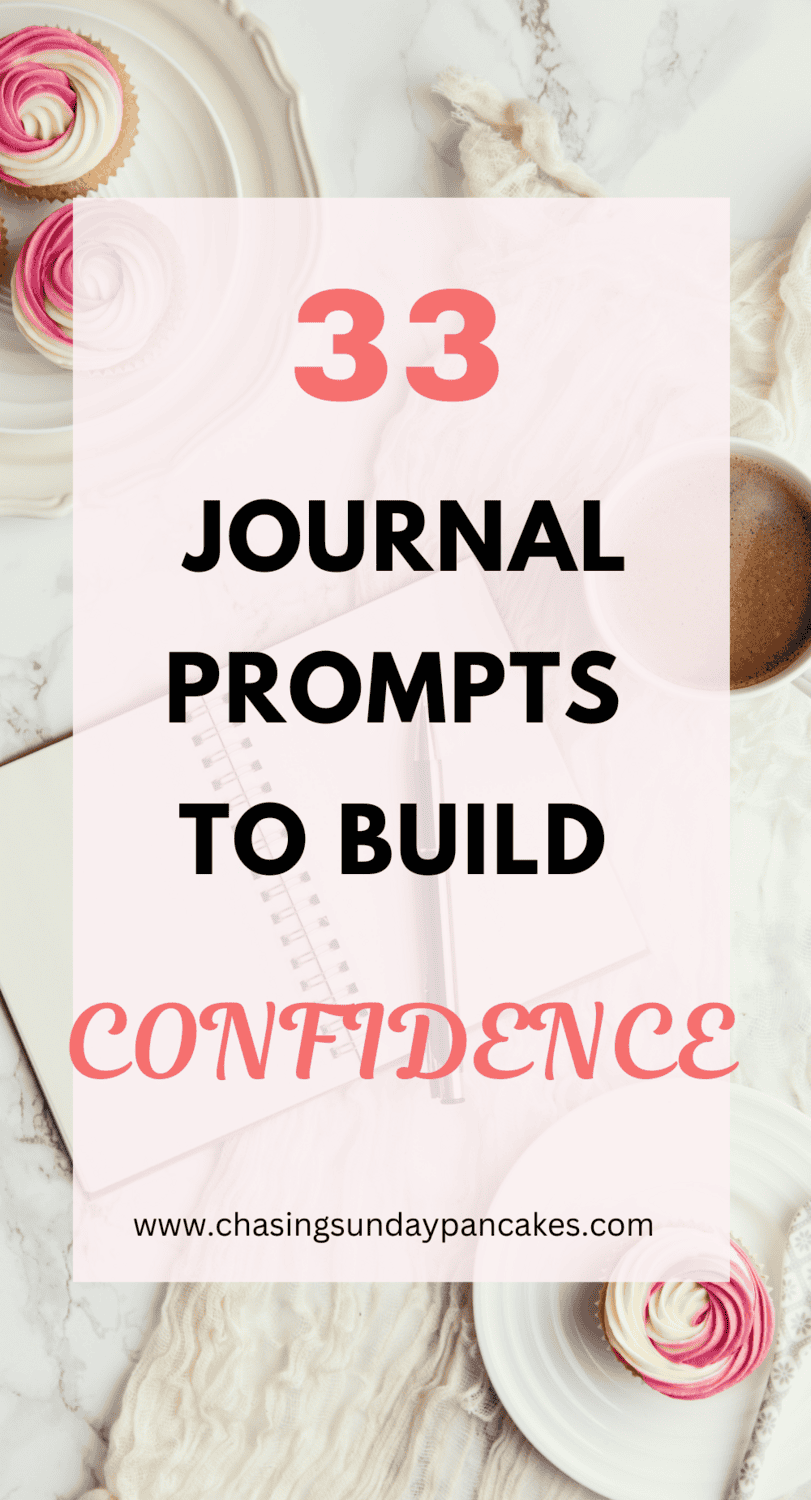 journal-prompts-confidence-women Pinterest Pin Image to save for later for journal prompts to build confidence