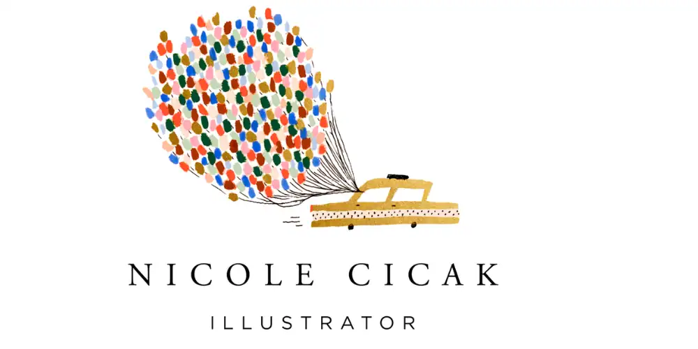 Nicole's logo demonstrating the importance of doing work you love