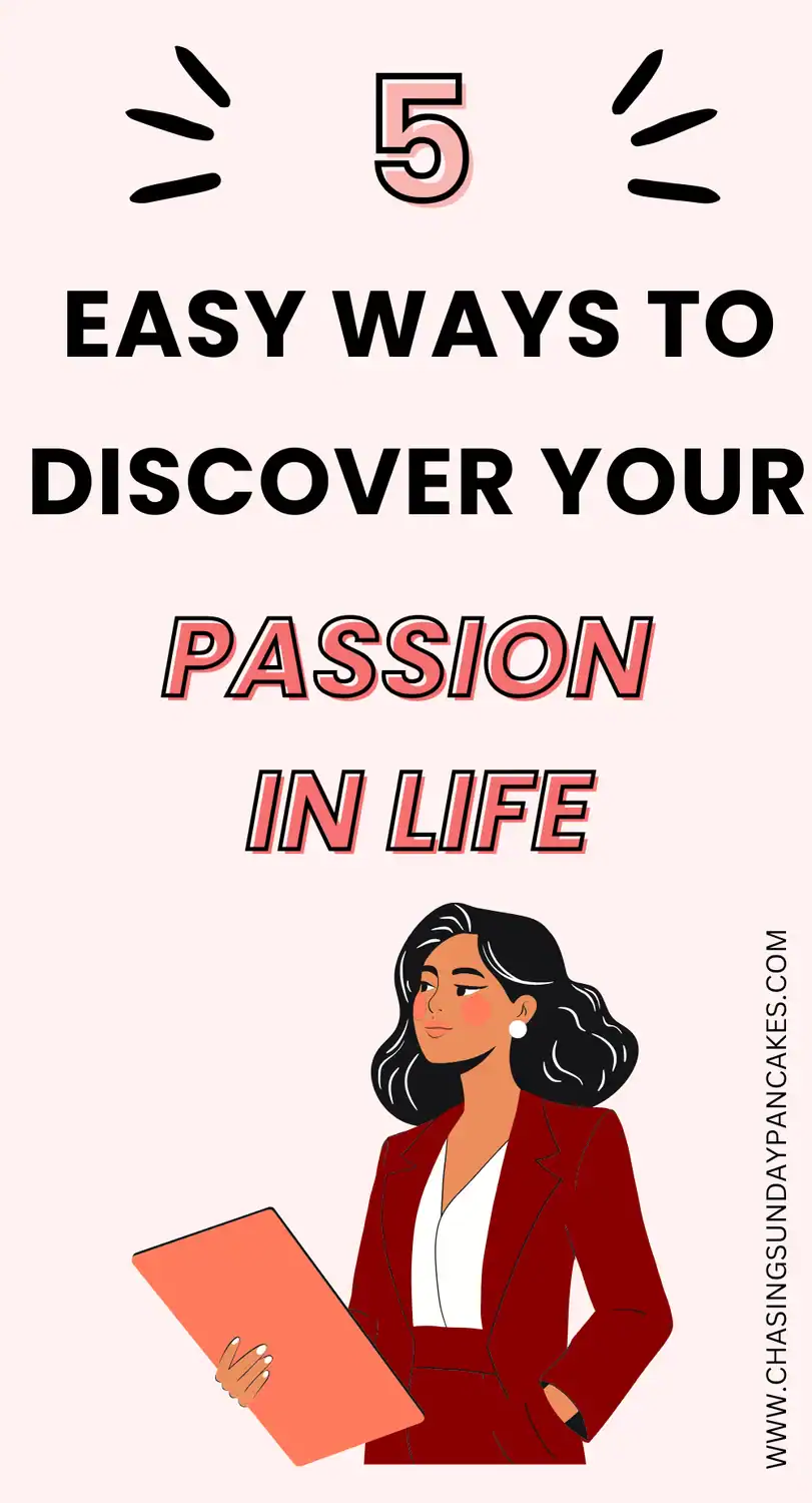 pinterest pin image to save this article on finding your passion for later