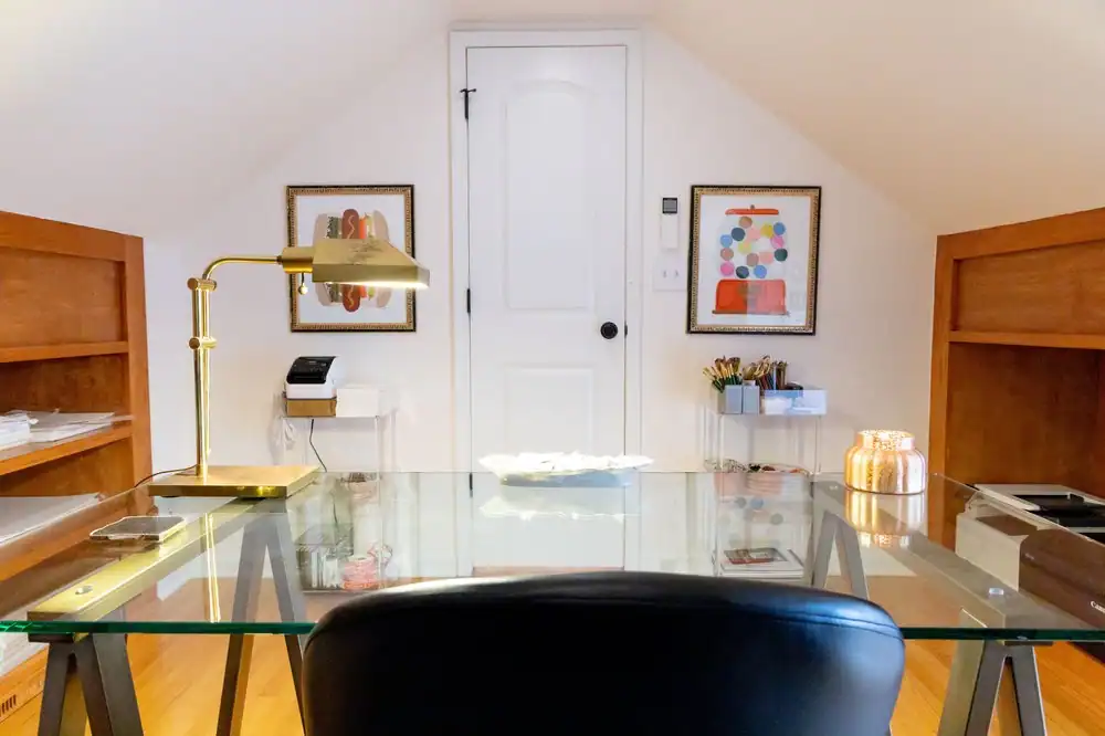 Nicole's studio demonstrating the importance of doing work you love