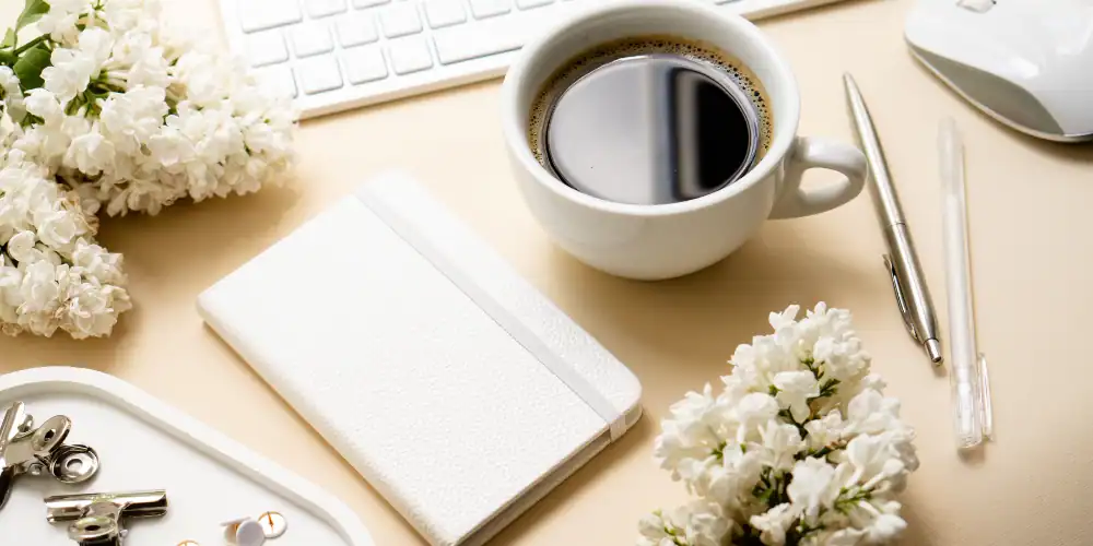 cup of coffee on worktable to demonstrate the importance of finding your passion in life