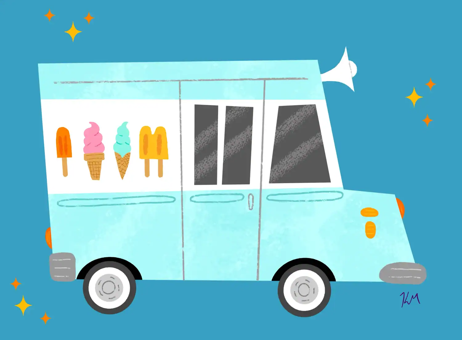 one of my illustrations following a tutorial