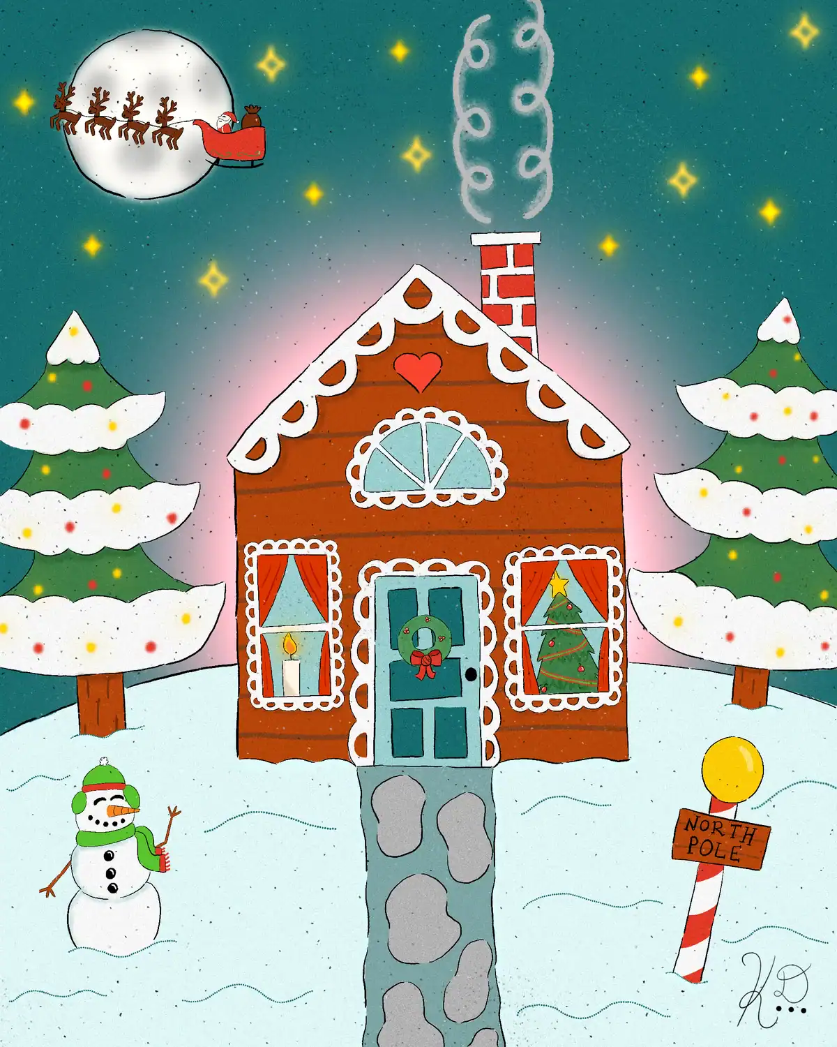 My illustration for week 4 of my first art challenge