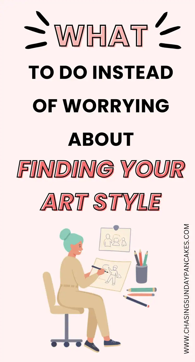 Pinterest pin to save this article on finding your art style for later